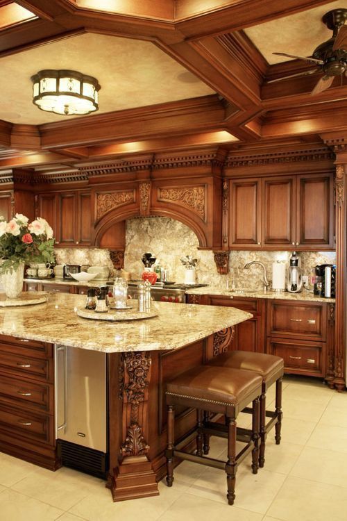 Cherry Kitchen Cabinets Idea 7