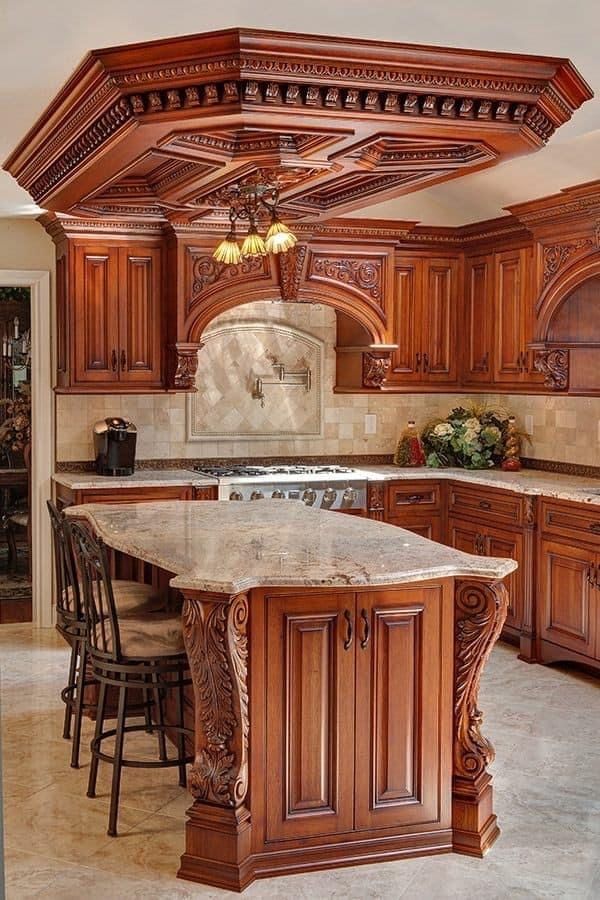 Cherry Kitchen Cabinets Idea 