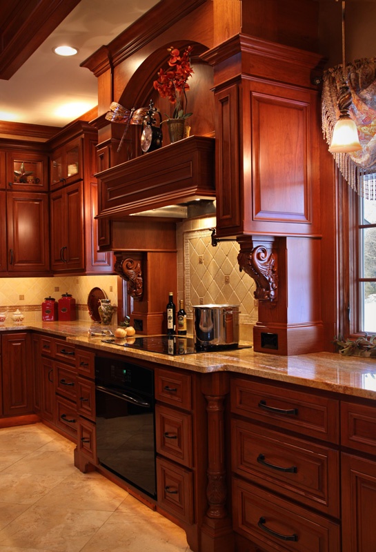 Cherry Kitchen Cabinets Idea 7