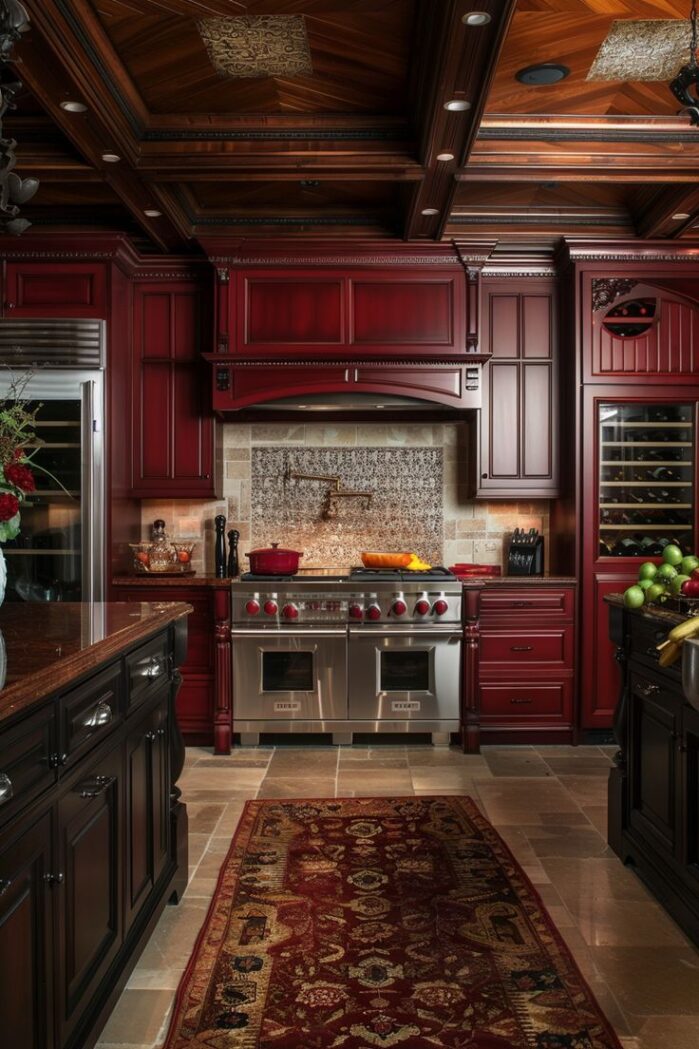 Cherry Kitchen Cabinets Idea