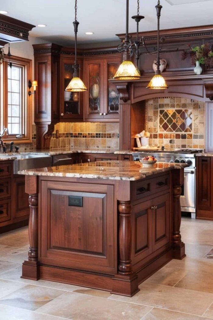 Cherry Kitchen Cabinets Idea