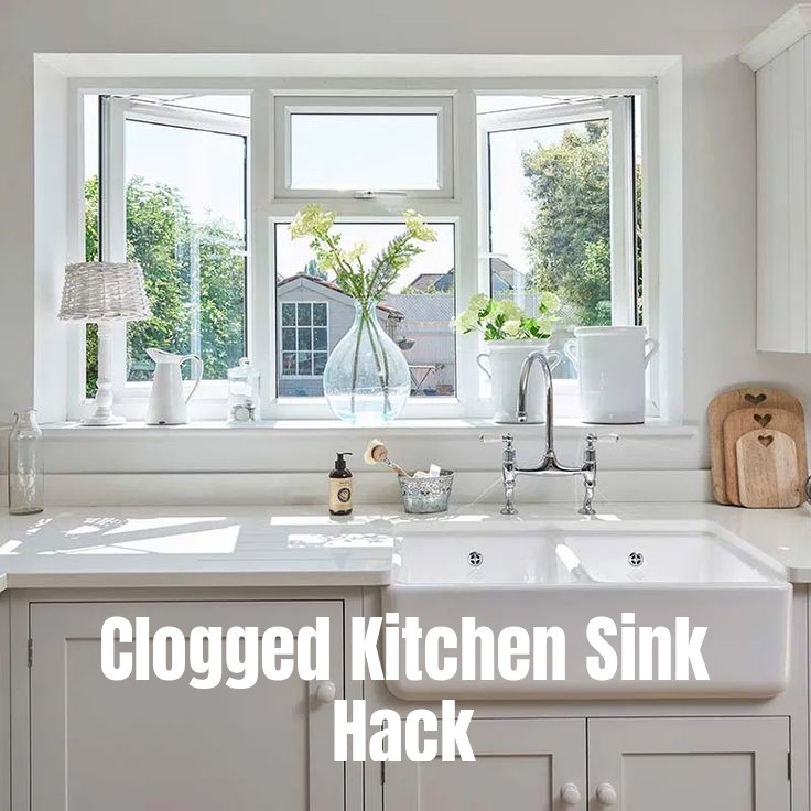 Clogged Kitchen Sink Hack