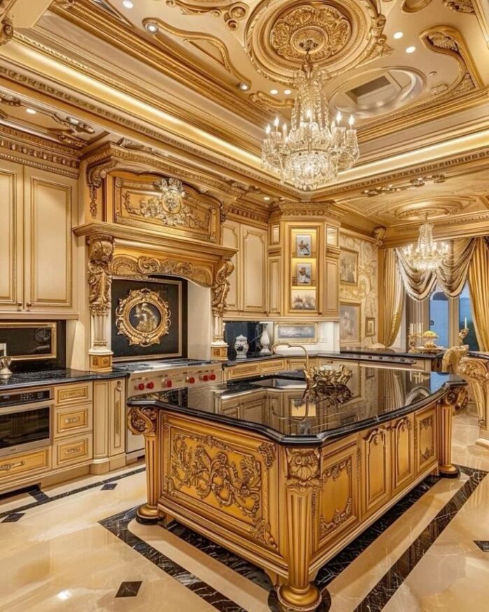 Golden Kitchen Ideas