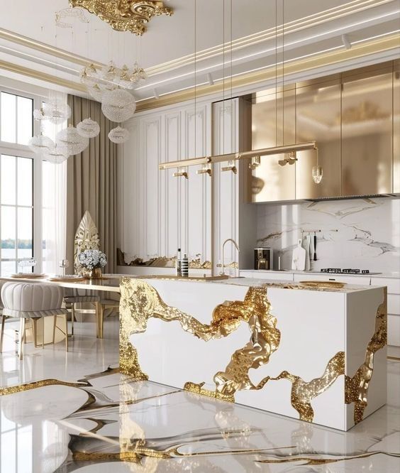 Golden Kitchen Decor Ideas