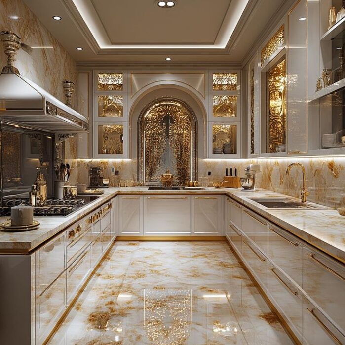 Golden Kitchen Decor Ideas