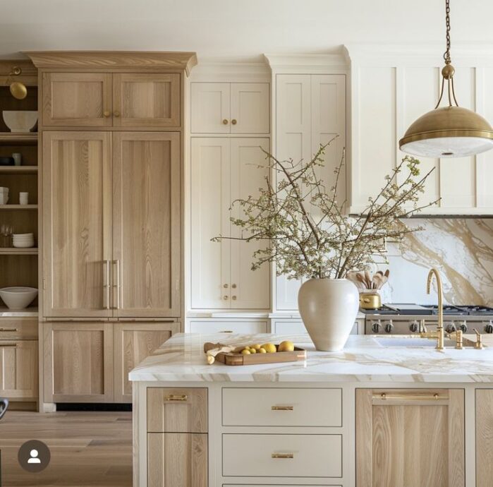 White Oak Kitchen Cabinets