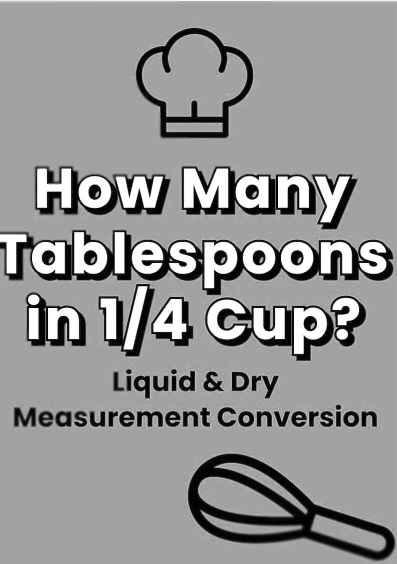 How Many Tablespoons Are in an Ounce