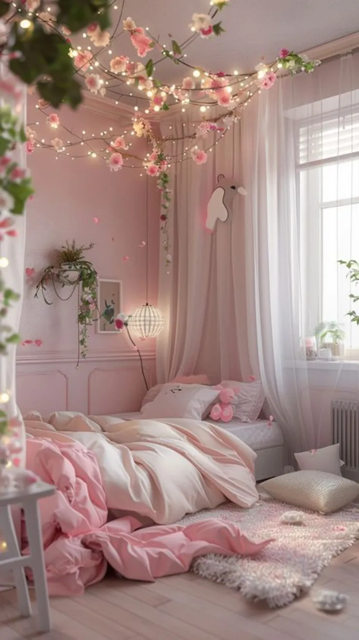 Pink Dorm Room Decor