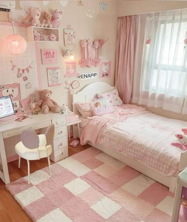 Pink Dorm Room Decor