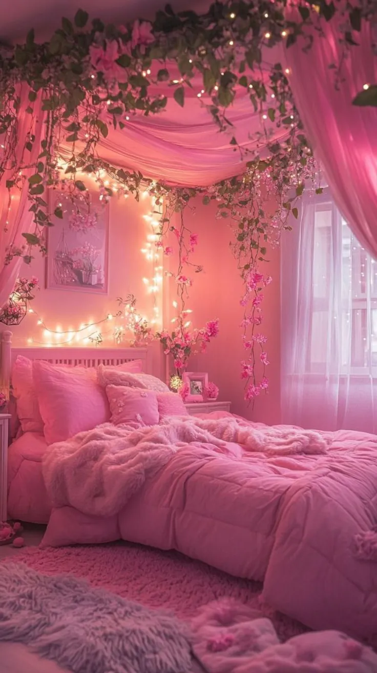 Pink Dorm Room Decor