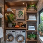 Space-Saving Small Laundry Room