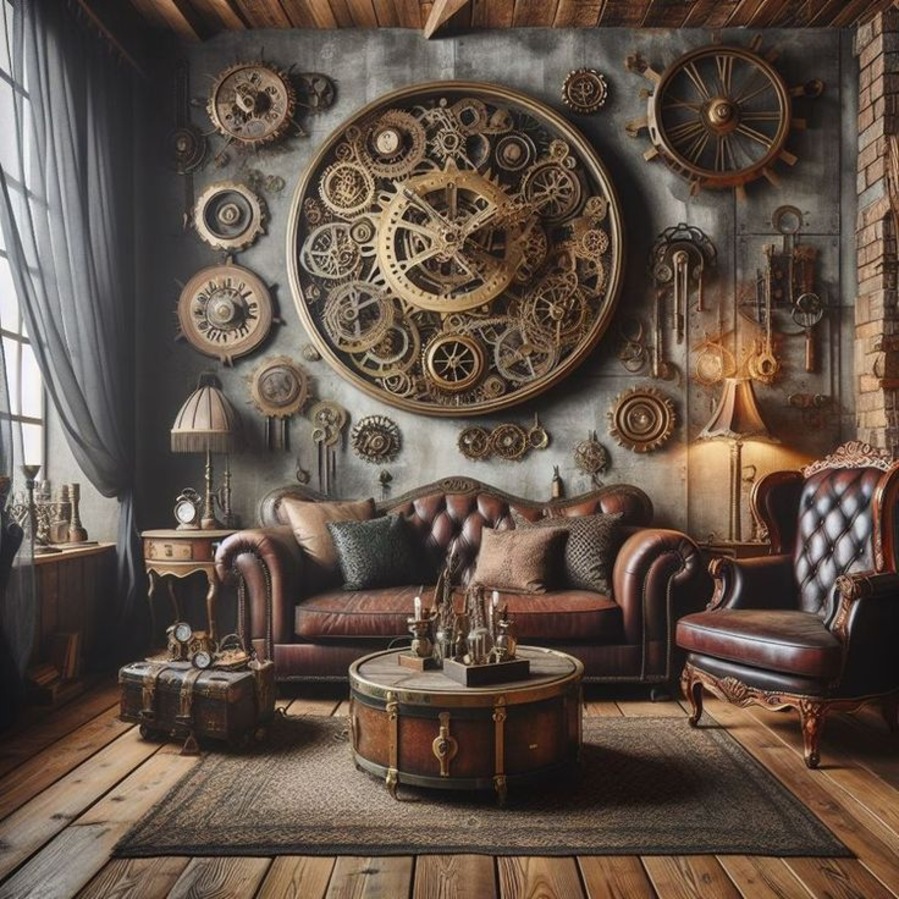 Steampunk Style Home Decor Ideas