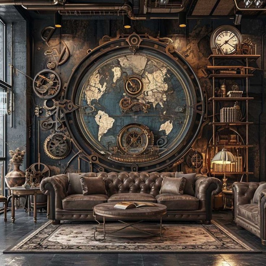 Steampunk Style Home Decor Ideas