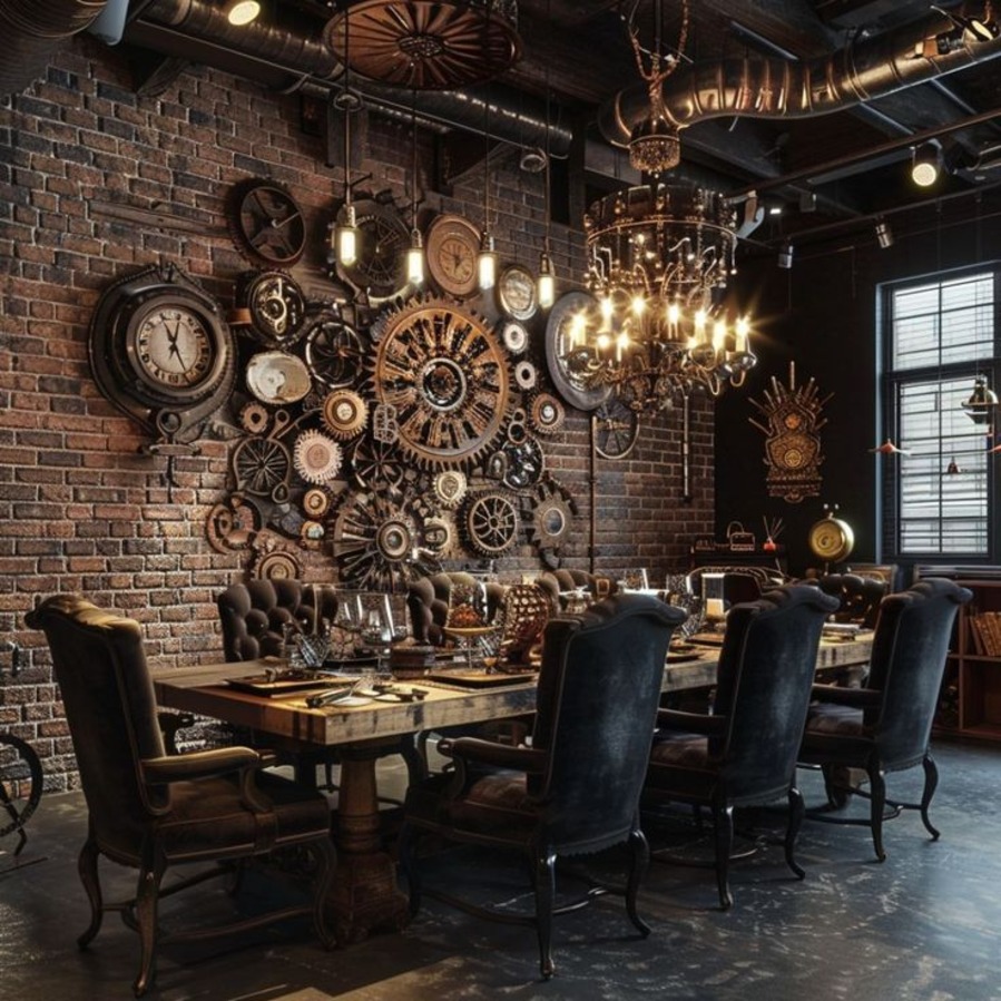 Steampunk Style Home Decor Ideas